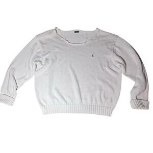 polo ralph lauren womans plus size sweater off the shoulder 2XL